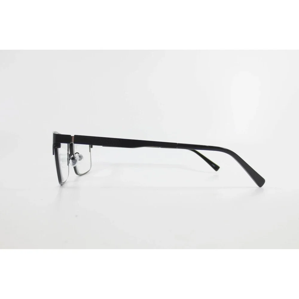 Ryan Mitchell RM 7002 Black Rectangular Eyeglasses Frames 55-16-140 Mens Womens